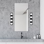 Opviq Mirro - 12240 Aplique de pared industrial negro